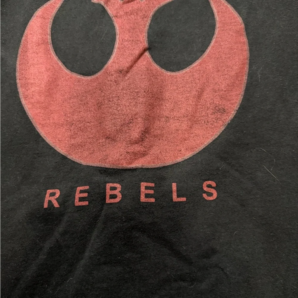Star Wars Black Hoodie with Red Rebel Emblem - Picture 4 of 4